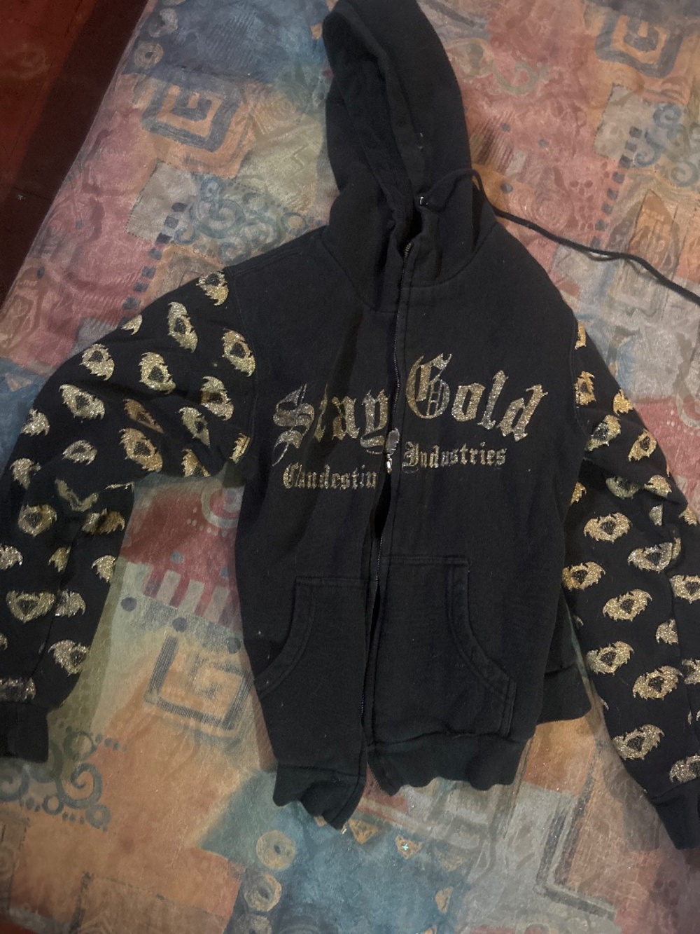 Stay gold clandestine industries hoodie